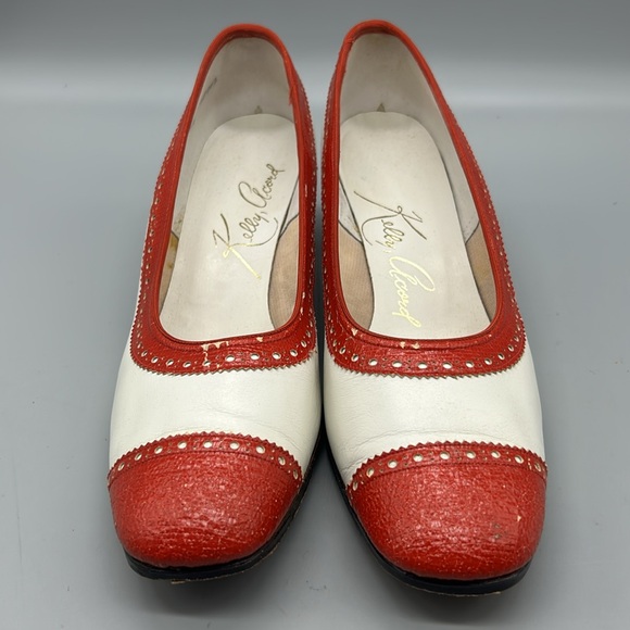 Vintage Pin Up Girl Heels Retro Flapper Heels - Picture 3 of 9